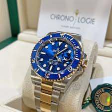 Rolex Submariner Two-Tone Yellow Gold & Steel Rolesor - Blue Dial Ceramic Bezel