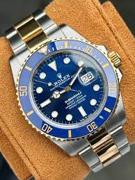 Rolex Submariner Two-Tone Yellow Gold & Steel Rolesor - Blue Dial Ceramic Bezel